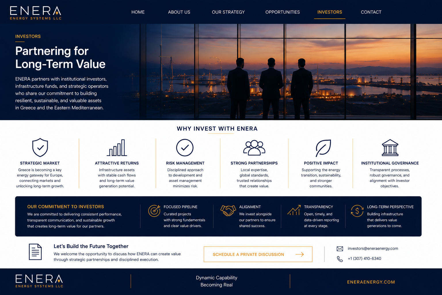 Partnering for Long-Term Value — ENERA Energy Systems LLC
